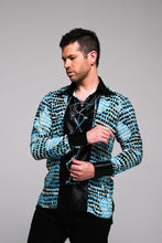 Load image into Gallery viewer, Men Long Sleeve Shirt Mosaic
